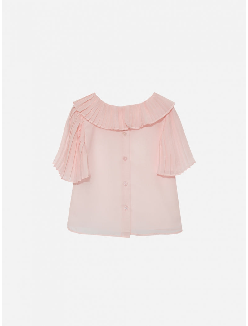 Chiffon Pale Pink Blouse